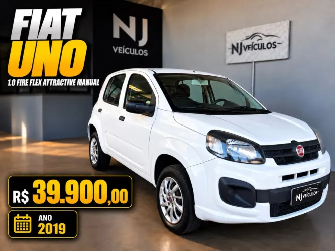 Fiat Uno Attractive 1.0 EVO Fire Flex 8V 5P 2019