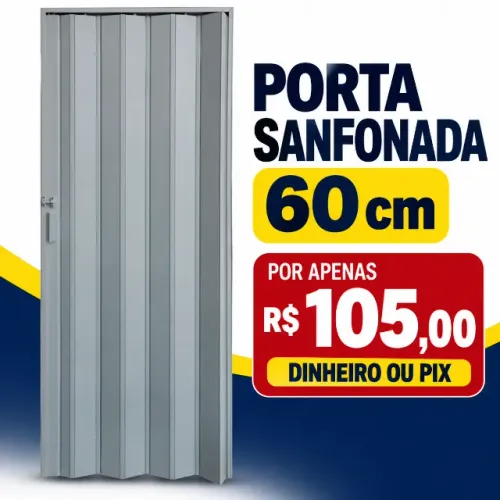 Porta Sanfonada 60 cm