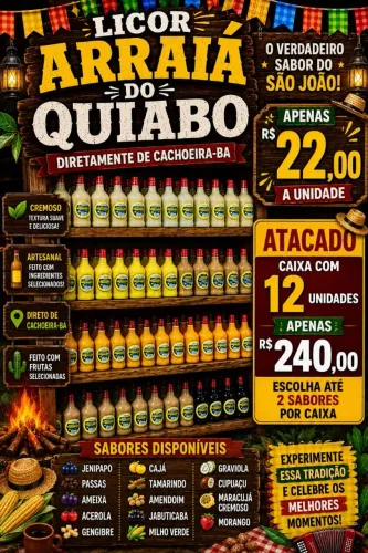 Atacado - Licor - Arraiá do Quiabo