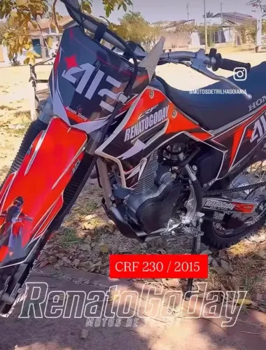 CRF 230 / 2015 / PROZONA / CHEIA DE ACESSÓRIOS 