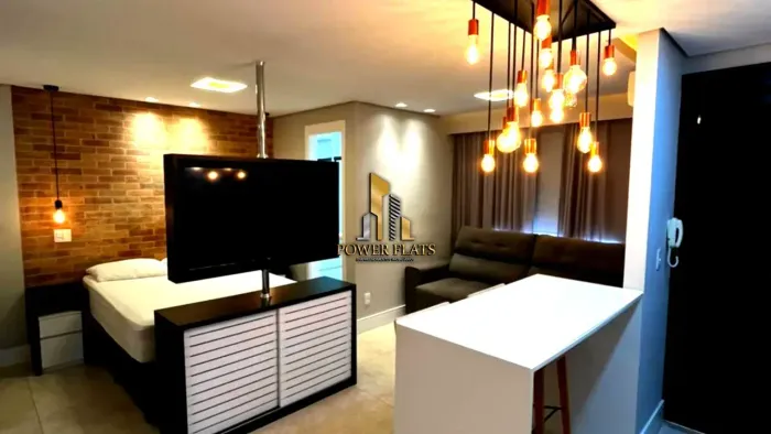 Studio para locação no Brooklin | 32m² | 1 vaga | Excelente localização