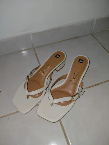 VENDO Sandália Tamanco Bloco Baixo Vizzano 