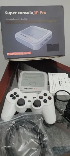 Super Console X-Pro 64gb 1 controle completo com caixa
