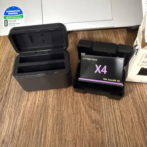 Carregador e bateria para Insta 360 x4