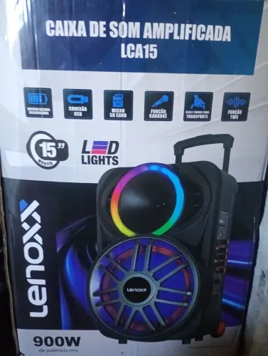 Caixa de som amplificada LCA15 900w