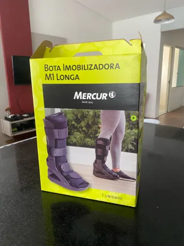 Bota Imobilizadora Longa Mercur M1 Tam. P - Nova na Caixa