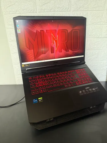 Acer nitro 5 Intel core i7 SSD512 modelo 17.1 polegadas top aceito cartão garantia