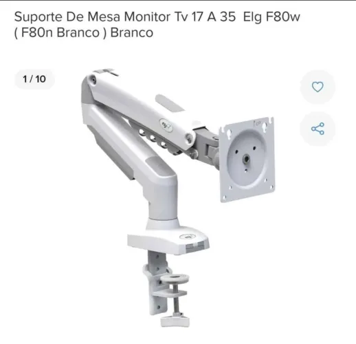Suporte monitor 17 a 35 F80W Branco - OLX PAY