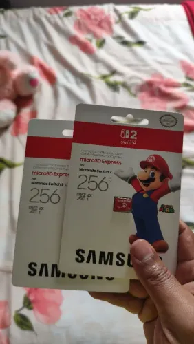Cartão de Memória Samsung microSD Express 256GB para Nintendo Switch 2