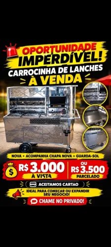 Carrocinha de lanches 