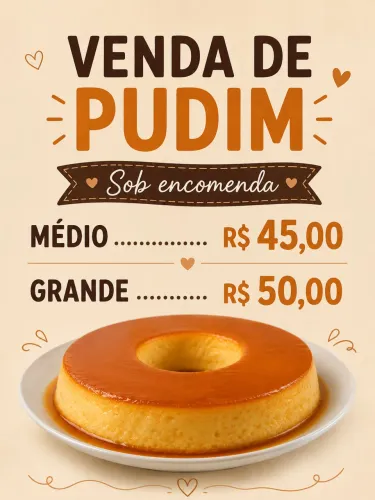 Delicioso pudim 