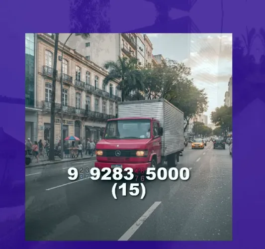 Frete com ajudantes e segurança: Transporte rápido e eficiente para sua mudança!