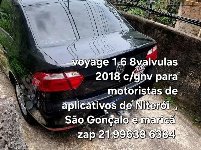 Alugo voyage 1.6 2018 c/gnv para motoristas de aplicativos 
