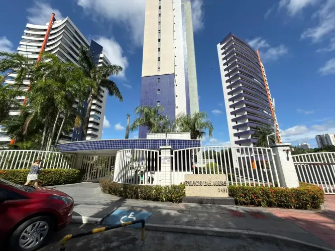 PALÁCIO DAS ÁGUAS, AO LADO DO MANAUARA, 132M2, 3 SUÍTES, SEMI-MOBILIADO, 3 VAGAS
