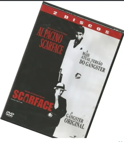 DVD Scarface - 1932 e 1983 - Duplo- Original