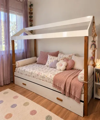 Bicama Infantil Casinha Montessoriana