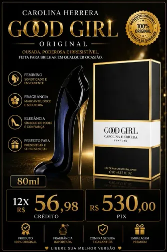 Perfume GOOD GIRL - Carolina Herrera Original Importado