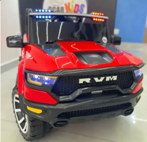 Carro Infantil Pick-up Bombeiro Rvm 4x4 12v NOVO Lacrado