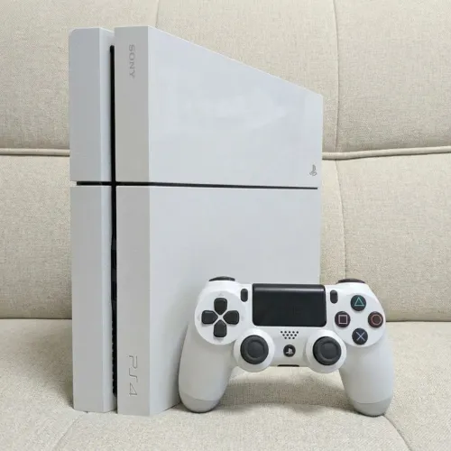 PS4 FAT 500GB GoldHen BRANCO + CAIXA