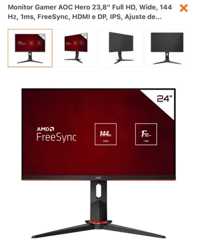 Monitor AOC HERO144hz