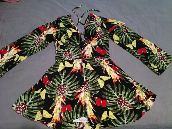 2 Macacões femininos florais - Tam. M