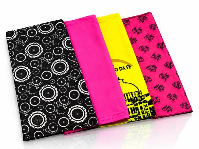 Kit com 4 Bandanas para pedal 