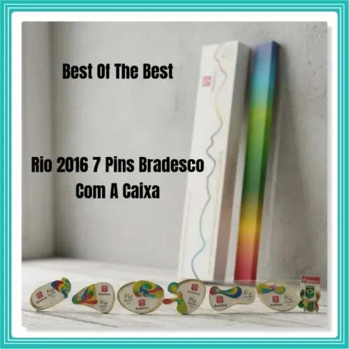 Rio 2016 Coleção Completa De 7 Pins Bradesco