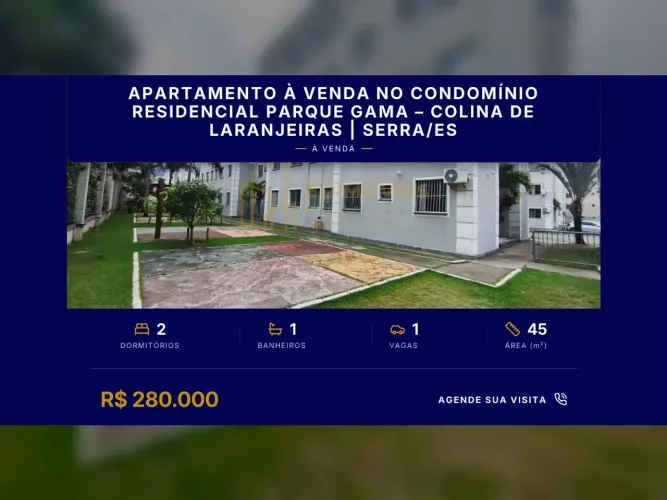 Apartamento incrível à venda em Colina de Laranjeiras Serra/ES