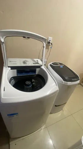 Combo máquina de lavar + tanquinho