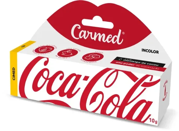 Carmed Coca Cola Incolor Kit com 16 unidades Hidratante Labial Edição Especial