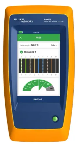 LInkIQ (Modelo LIQ-100) - Testador de de cabo e rede Fluke Networks