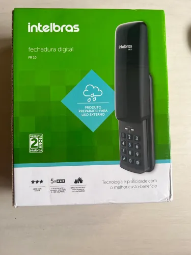 Fechadura Digital de Sobrepor com Senha FR 10 Preto Intelbras
