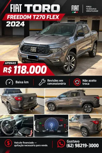 Fiat Toro Freedom 1.3 T270 4X2 Flex AUT 2024