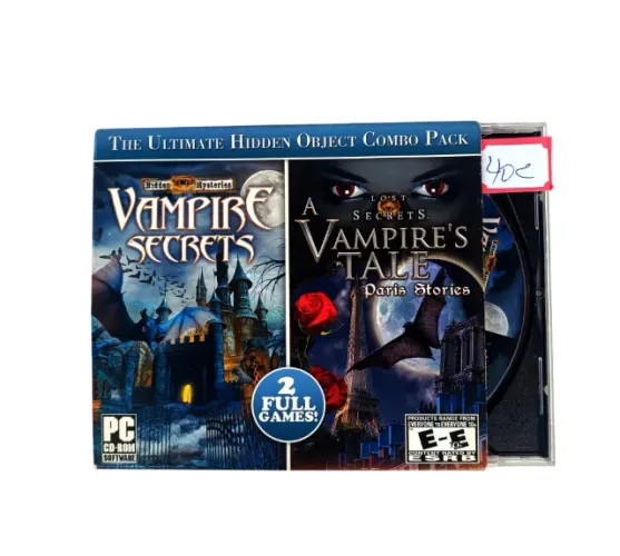 CD DE JOGO VAMPIRE SECRETS VAMPIRES TALE 2 FULL GAMES 40C
