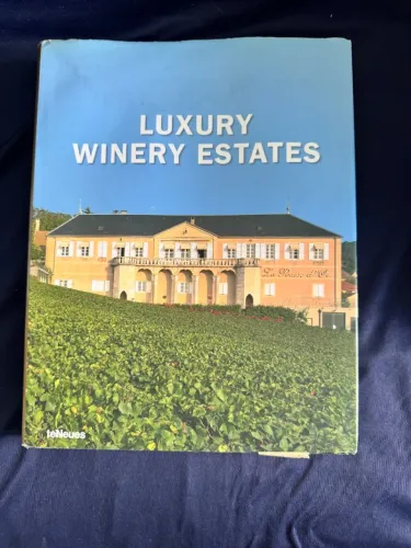 Kit 2 Livros de Luxo sobre Vinhos - Grande Larousse do Vinho + Luxury Winery Estates teNeu