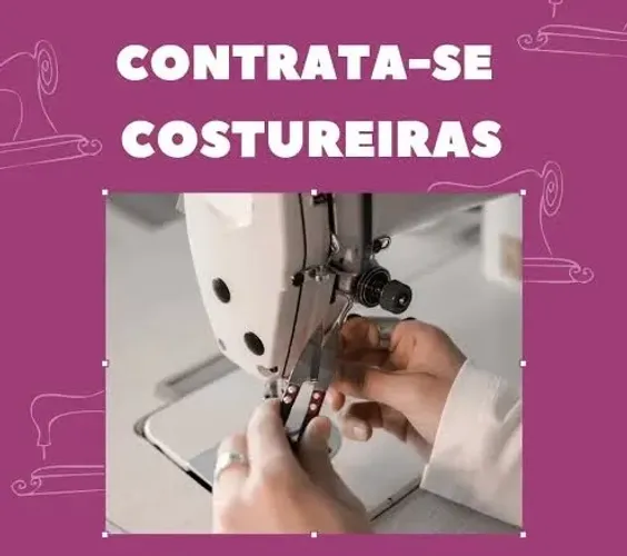 Vaga para costureira