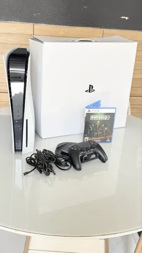 PS5 Fat 825GB Mídia Física CFI-1114A + Caixa + Jogo