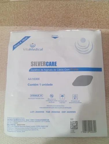 CURATIVOS SIVER CARE ALGINATO DE CÁLCIO COM PRATA