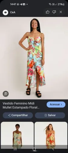 VENDE-SE ESSE BELÍSSIMO VESTIDO COMPRADO NA CEA,USADO UMA ÚNICA VEZ