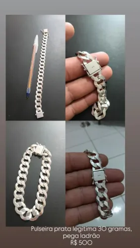 Pulseira de prata