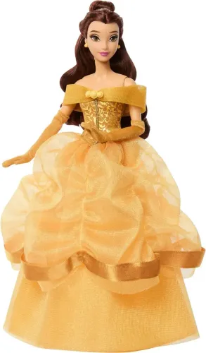 Mattel Disney Princess Belle Sparkling Princess Fashion Doll 2026 Signature