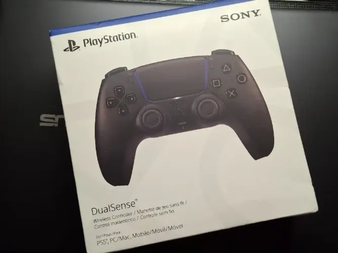 Controle sem Fio DualSense Midnight Black Sony | PS5 | Playstation 5 | PC | Novo!