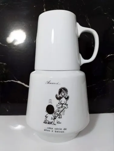Moringa Vintage Porcelana coleção Amar É...