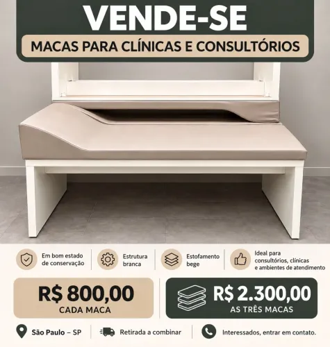 Maca para atendimento ao paciente