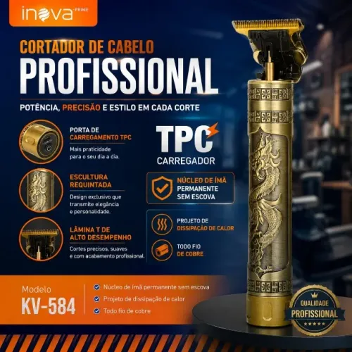 Maquina De Acabamento Cabelo e Barba 