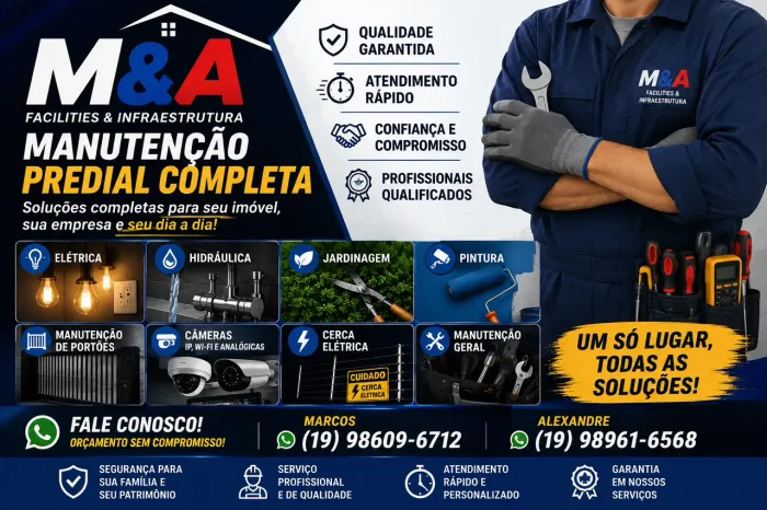 Elétrica ? Hidráulica ? Pintura ? Manutenção em Geral