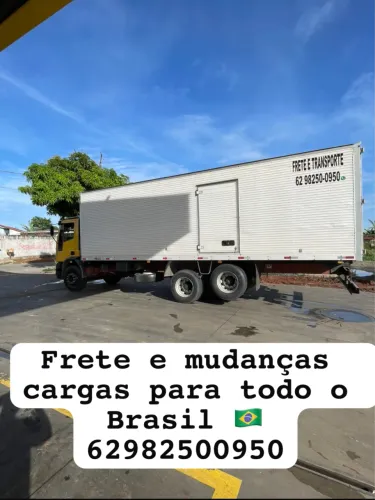 Frete e mudança caminhão grande baú Goiânia e região
