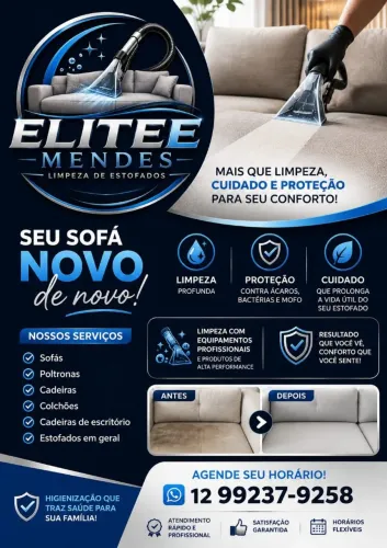 Limpeza de estofados e higienização 