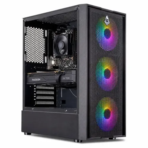 PC Gamer,Ryzen 5 5500, RX 7600, 16GB DDR4, SSD 480GB
