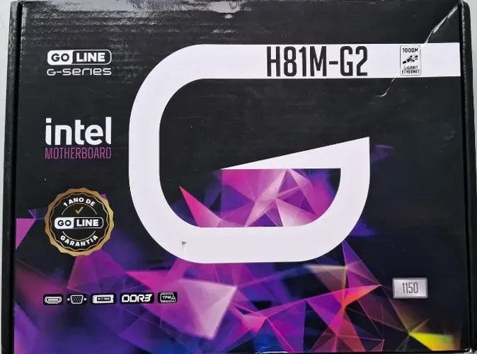 MB 1150 GOLINE H81M-G2 DDR3 VGA/HDMI/M.2 SATA+NVME